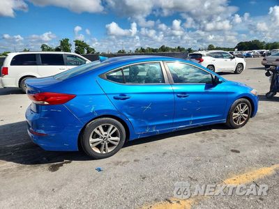 Trzecie zdjęcie samochodu z tyłu: 2018 HYUNDAI ELANTRA SEL VIN:5NPD84LFXJH312851 - miniatura