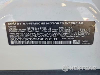 Zdjęcie 13 z 13 samochodu: 2021 BMW X3 SDRIVE30I VIN:5UXTY3C00M9E20301 - miniatura