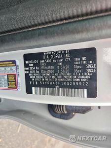 Zdjęcie 13 z 13 samochodu: 2024 KIA SORENTO EX VIN:5XYRH4JF1RG299922 - miniatura