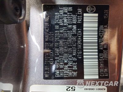 Zdjęcie 13 z 13 samochodu: 2021 TOYOTA CAMRY SE VIN:4T1G11AK9MU443341 - miniatura