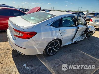 Trzecie zdjęcie samochodu z tyłu: 2020 HONDA ACCORD SPORT VIN:1HGCV2F38LA000727 - miniatura