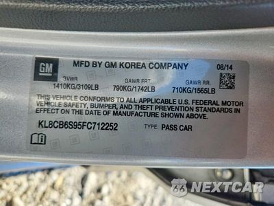 Zdjęcie 13 z 13 samochodu: 2015 CHEVROLET SPARK LS VIN:KL8CB6S95FC712252 - miniatura
