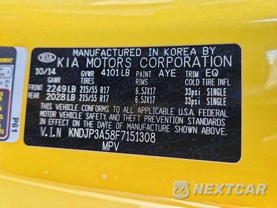 Zdjęcie 12 z 12 samochodu: 2015 KIA SOUL + VIN:KNDJP3A58F7151308 - miniatura