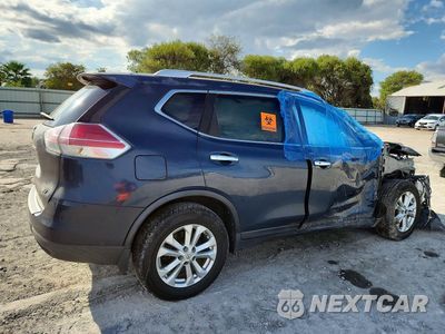 Trzecie zdjęcie samochodu z tyłu: 2016 NISSAN ROGUE SV VIN:KNMAT2MT5GP599460 - miniatura