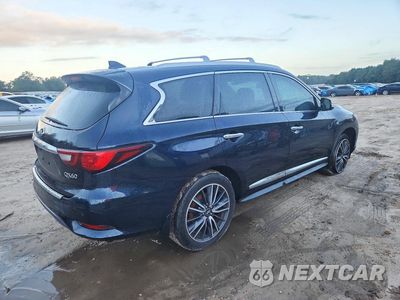 Trzecie zdjęcie samochodu z tyłu: 2019 INFINITI QX60 LUXE VIN:5N1DL0MN3KC563071 - miniatura