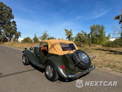 Trzecie zdjęcie samochodu z tyłu: 1952 MGTD REPLICA 1989 KIT CAR AUTOMATIC TRANS VIN:FM2667 - miniatura