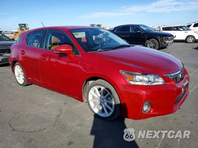 Czwarte zdjęcie samochodu z boku: 2012 LEXUS CT 200 VIN:JTHKD5BH9C2078538 - miniatura