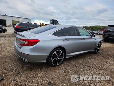 Trzecie zdjęcie samochodu z tyłu: 2020 HONDA ACCORD SPORT VIN:1HGCV1F31LA147224 - miniatura