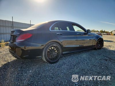 Trzecie zdjęcie samochodu z tyłu: 2019 MERCEDES-BENZ C 63 AMG VIN:55SWF8GB5KU312848 - miniatura