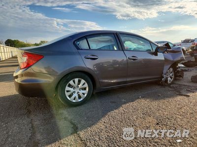 Trzecie zdjęcie samochodu z tyłu: 2012 HONDA CIVIC LX VIN:19XFB2F52CE362166 - miniatura