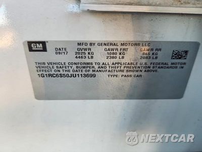 Zdjęcie 12 z 12 samochodu: 2018 CHEVROLET VOLT LT VIN:1G1RC6S50JU113699 - miniatura