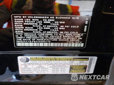 Zdjęcie 13 z 13 samochodu: 2017 VOLKSWAGEN TOUAREG SPORT VIN:WVGEF7BP9HD003115 - miniatura