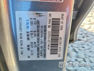 Zdjęcie 13 z 13 samochodu: 2015 MAZDA 3 TOURING VIN:JM1BM1L32F1256233 - miniatura