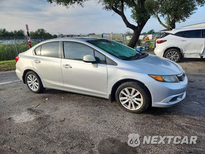 Czwarte zdjęcie samochodu z boku: 2012 HONDA CIVIC EXL VIN:2HGFB2F98CH506005 - miniatura