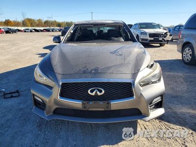 Piąte zdjęcie samochodu w środku: 2014 INFINITI Q50 SPORT VIN:JN1BV7ARXEM706041 - miniatura