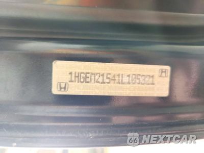 Zdjęcie 12 z 12 samochodu: 2001 HONDA CIVIC LX VIN:1HGEM21541L105321 - miniatura