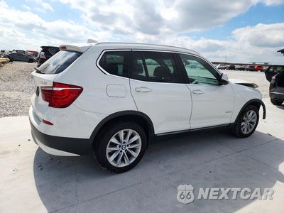 Trzecie zdjęcie samochodu z tyłu: 2012 BMW X3 XDRIVE28I VIN:5UXWX5C55CL718106 - miniatura