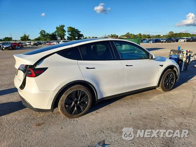 Trzecie zdjęcie samochodu z tyłu: 2022 TESLA MODEL Y VIN:7SAYGAEE9NF515647 - miniatura