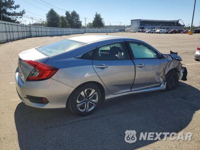 Trzecie zdjęcie samochodu z tyłu: 2019 HONDA CIVIC LX VIN:2HGFC2F66KH511026 - miniatura