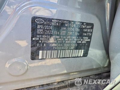 Zdjęcie 13 z 13 samochodu: 2024 HYUNDAI IONIQ 6 SEL VIN:KMHM34AC3RA076923 - miniatura