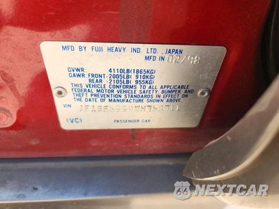 Zdjęcie 12 z 12 samochodu: 1998 SUBARU FORESTER S VIN:JF1SF6554WH768711 - miniatura