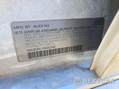 Zdjęcie 12 z 12 samochodu: 2015 AUDI A4 PREMIUM PLUS VIN:WAUEFAFL1FN031746 - miniatura