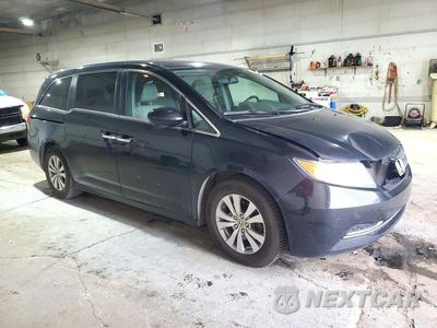 Czwarte zdjęcie samochodu z boku: 2014 HONDA ODYSSEY EXL VIN:5FNRL5H66EB132516 - miniatura