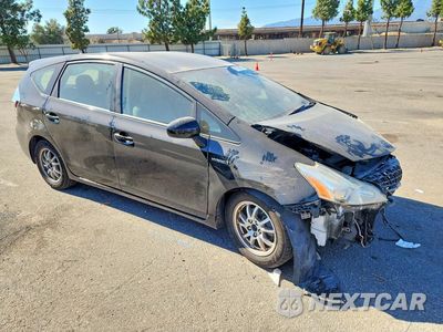 Czwarte zdjęcie samochodu z boku: 2014 TOYOTA PRIUS V TWO VIN:JTDZN3EU3EJ000355 - miniatura