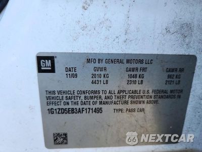 Zdjęcie 12 z 12 samochodu: 2010 CHEVROLET MALIBU 2LT VIN:1G1ZD5EB3AF171495 - miniatura