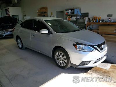 Czwarte zdjęcie samochodu z boku: 2019 NISSAN SENTRA SV VIN:3N1AB7AP8KY281236 - miniatura