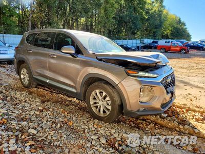 Czwarte zdjęcie samochodu z boku: 2019 HYUNDAI SANTA FE SEL 2.4L VIN:5NMS33AD9KH047551 - miniatura