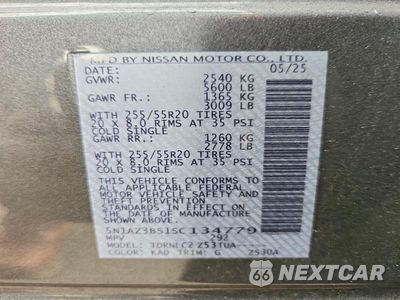Zdjęcie 14 z 14 samochodu: 2025 NISSAN MURANO SV VIN:5N1AZ3BS1SC134779 - miniatura