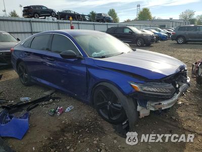 Czwarte zdjęcie samochodu z boku: 2022 HONDA ACCORD SPORT VIN:1HGCV1F35NA013030 - miniatura