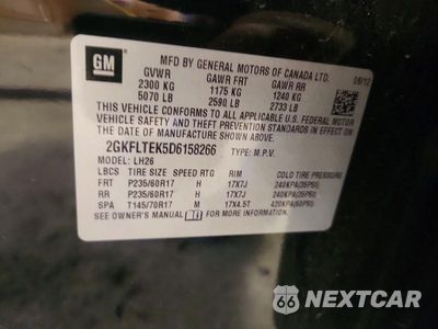 Zdjęcie 12 z 12 samochodu: 2013 GMC TERRAIN SLE VIN:2GKFLTEK5D6158266 - miniatura