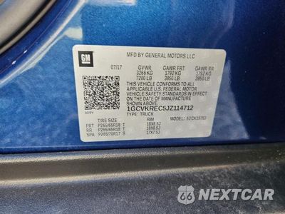 Zdjęcie 12 z 12 samochodu: 2018 CHEVROLET SILVERADO K1500 LT VIN:1GCVKREC5JZ114712 - miniatura