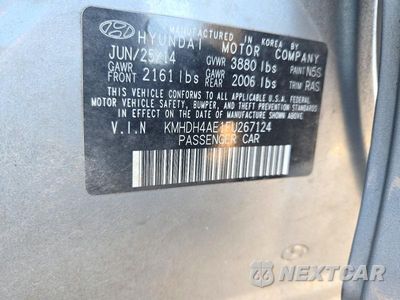 Zdjęcie 12 z 12 samochodu: 2015 HYUNDAI ELANTRA SE VIN:KMHDH4AE1FU267124 - miniatura
