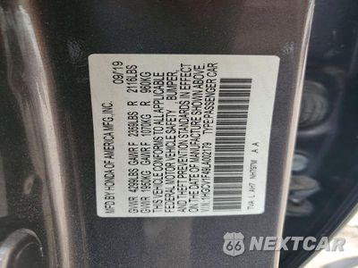 Zdjęcie 13 z 13 samochodu: 2020 HONDA ACCORD EX VIN:1HGCV1F49LA002179 - miniatura