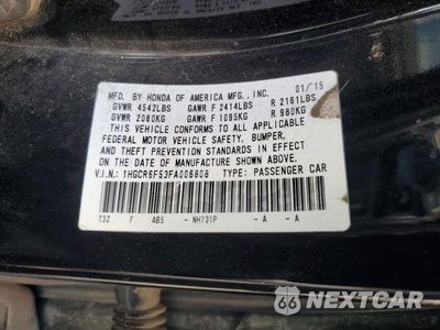 Zdjęcie 13 z 13 samochodu: 2015 HONDA ACCORD HYBRID EXL VIN:1HGCR6F53FA006808 - miniatura