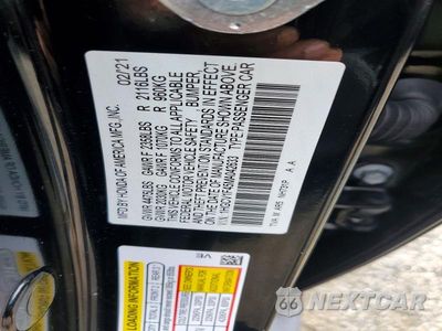 Zdjęcie 12 z 12 samochodu: 2021 HONDA ACCORD SPORT SE VIN:1HGCV1F45MA042633 - miniatura