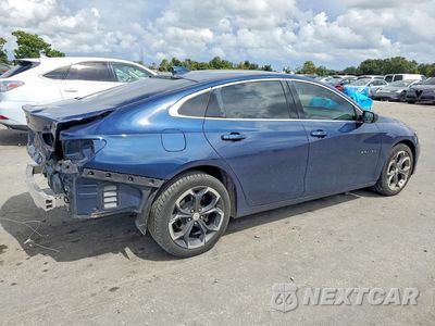 Trzecie zdjęcie samochodu z tyłu: 2020 CHEVROLET MALIBU LT VIN:1G1ZD5ST4LF127375 - miniatura