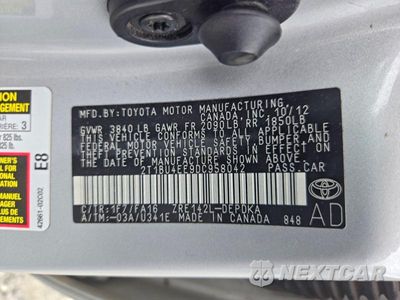 Zdjęcie 13 z 13 samochodu: 2013 TOYOTA COROLLA L VIN:2T1BU4EE9DC958042 - miniatura