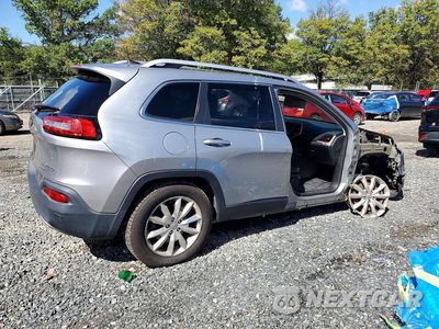Trzecie zdjęcie samochodu z tyłu: 2016 JEEP CHEROKEE LIMITED VIN:1C4PJMDB1GW186718 - miniatura