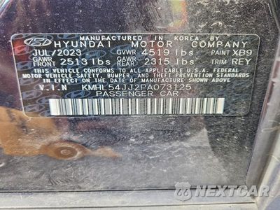 Zdjęcie 12 z 12 samochodu: 2023 HYUNDAI SONATA HYBRID LIMITED VIN:KMHL54JJ2PA073125 - miniatura