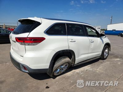 Trzecie zdjęcie samochodu z tyłu: 2018 TOYOTA HIGHLANDER LIMITED VIN:5TDYZRFH2JS261638 - miniatura