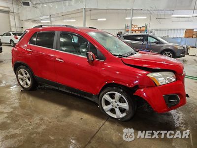 Czwarte zdjęcie samochodu z boku: 2015 CHEVROLET TRAX LTZ VIN:3GNCJNSB9FL192558 - miniatura