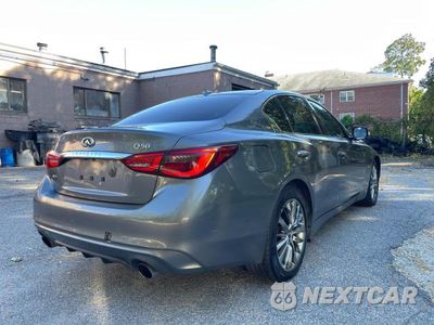 Czwarte zdjęcie samochodu z boku: 2018 INFINITI Q50 3.0T LUXE VIN:JN1EV7ARXJM442262 - miniatura