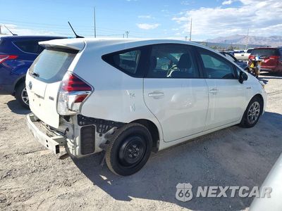 Trzecie zdjęcie samochodu z tyłu: 2016 TOYOTA PRIUS V TWO VIN:JTDZN3EU5GJ055005 - miniatura