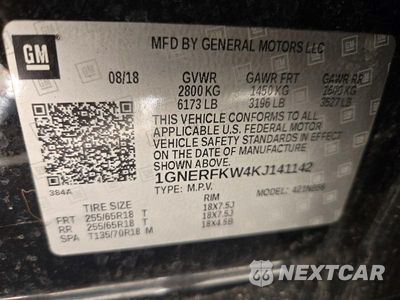 Zdjęcie 13 z 13 samochodu: 2019 CHEVROLET TRAVERSE LS VIN:1GNERFKW4KJ141142 - miniatura