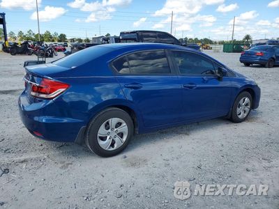 Trzecie zdjęcie samochodu z tyłu: 2015 HONDA CIVIC LX VIN:19XFB2F54FE012560 - miniatura