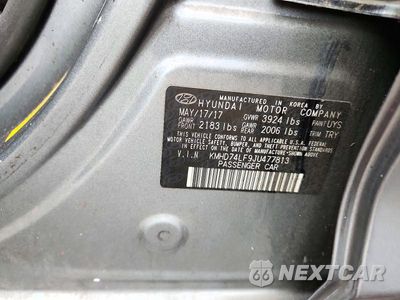 Zdjęcie 12 z 12 samochodu: 2018 HYUNDAI ELANTRA SE VIN:KMHD74LF9JU477813 - miniatura